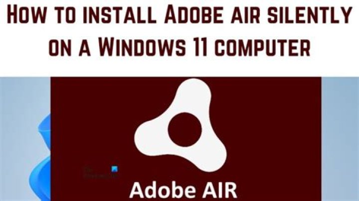 How can I install Adobe AIR?