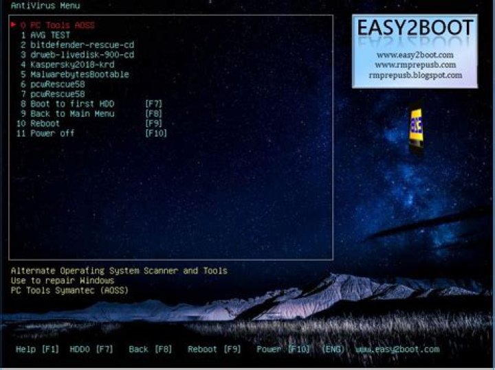How can I keep multiple live/bootable ISO images on a single USB drive?