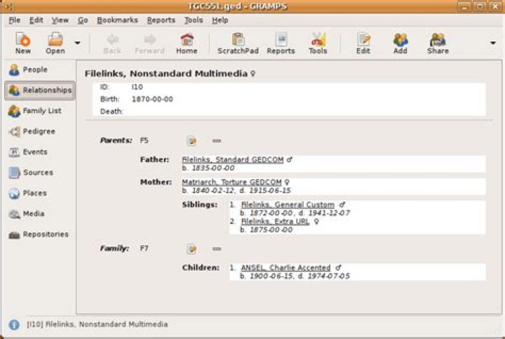 How can I manage my genealogy data on Ubuntu?