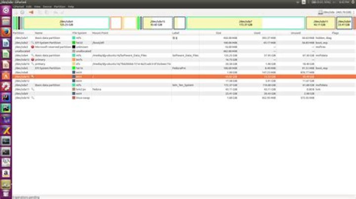 How can I merge separate non-contiguous partitions?