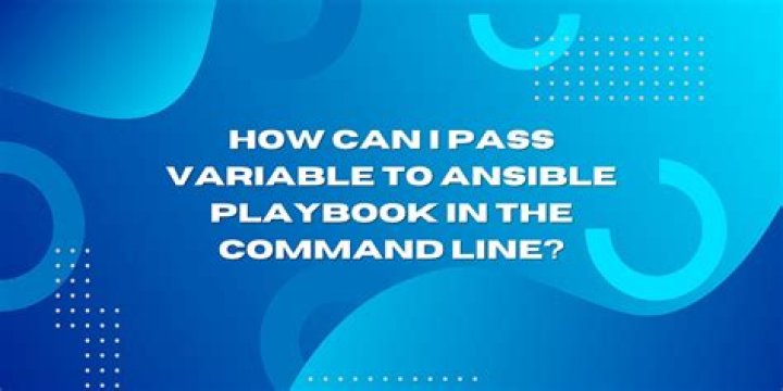 How can I pass variable to ansible playbook in the command line?