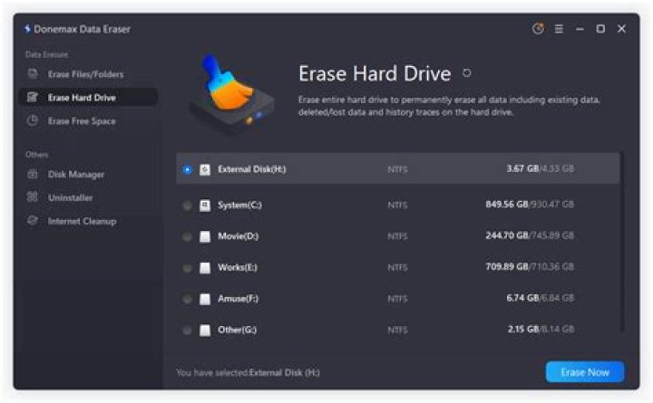 How can I permanently erase data on INTERNAL HDD? [duplicate]