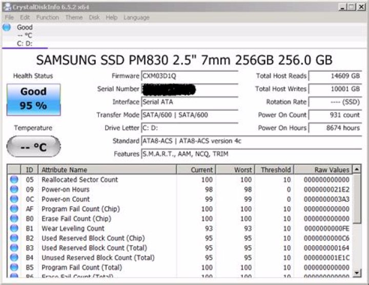 How can I read my hard drive’s SMART status in Windows 7?