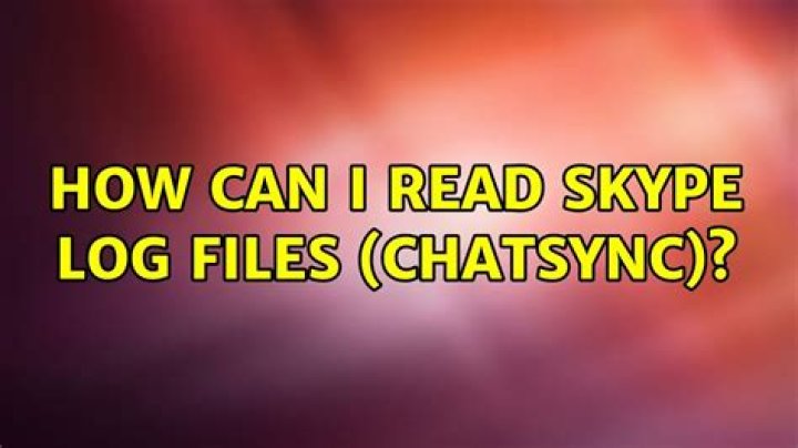How can I read Skype log files (chatsync)?