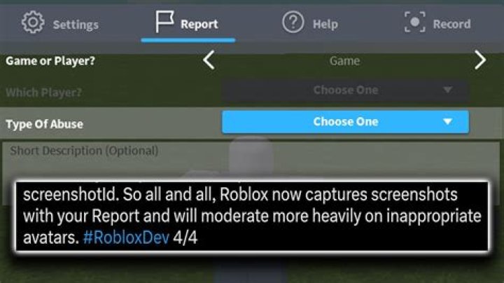 How can I report a Roblox bug?