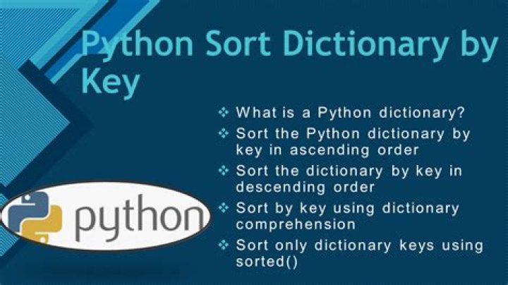 How can I sort a dictionary by key?