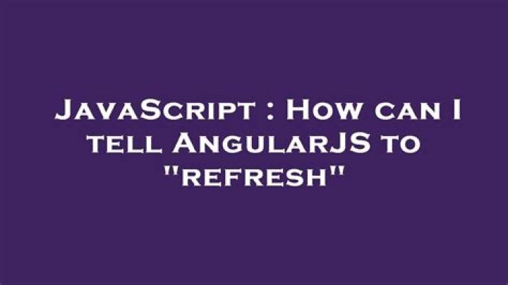 How can I tell AngularJS to 