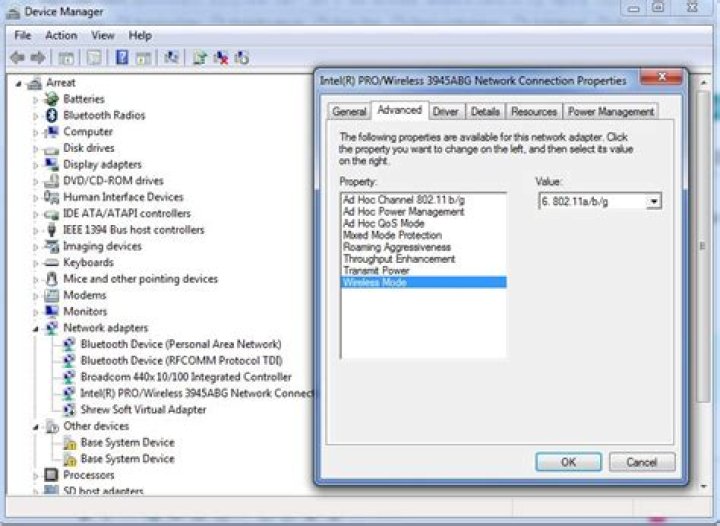 How can I tell if the wireless network card in my laptop supports 802.11n?