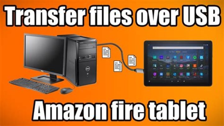 How can I transfer files to a Kindle Fire with a Micro-USB cable?