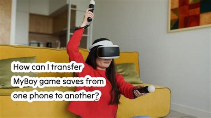How can I transfer MyBoy game saves from one phone to another?