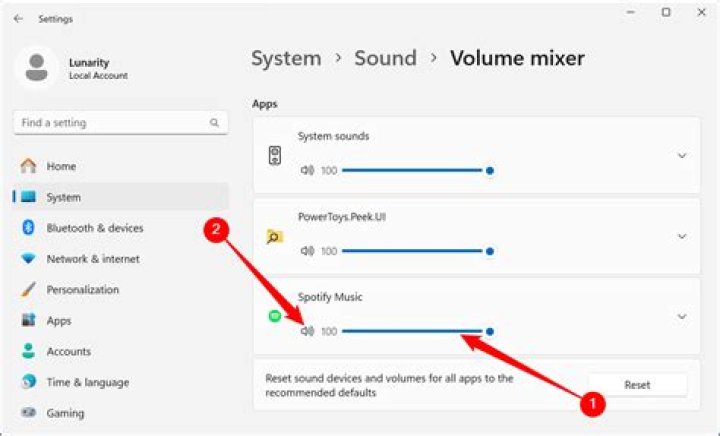 How can I turn down the sensitivity of my volume slider