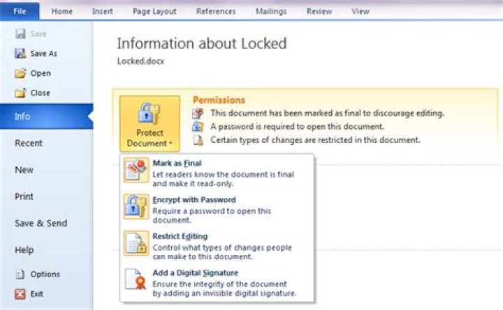 How can I unlock a Microsoft .docx document?