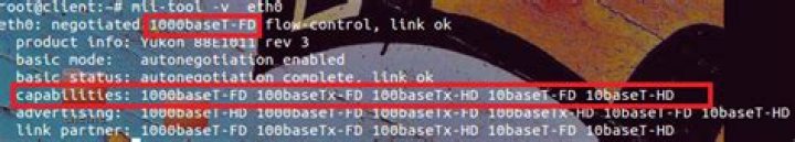 How can I verify the speed of my NIC in ubuntu?