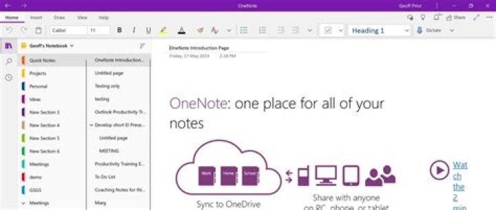 How can I write on a PDF with the free version of OneNote?