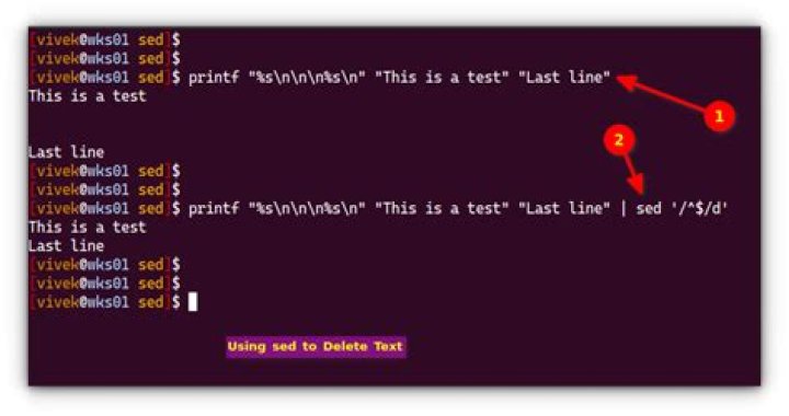 How can we remove text from start to some particular selected word using sed command in linux