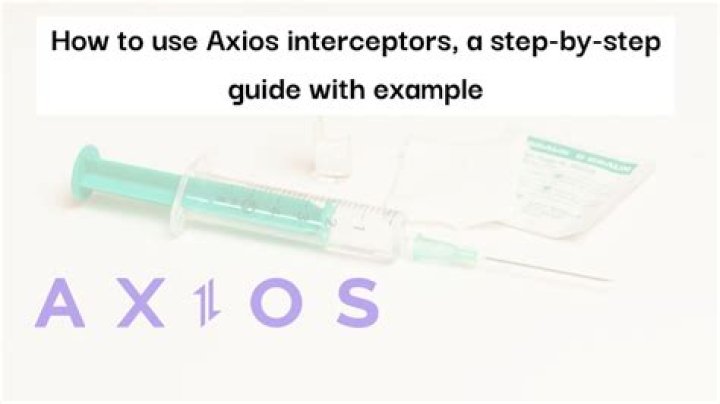How can you use axios interceptors?