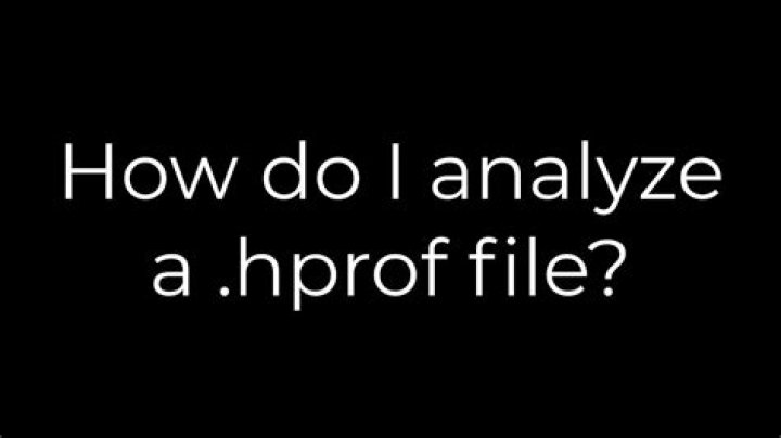 How do I analyze a .hprof file?