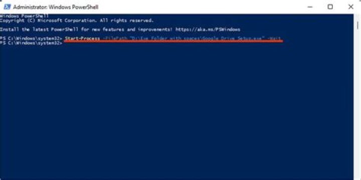 How do I capture the output into a variable from an external process in PowerShell?
