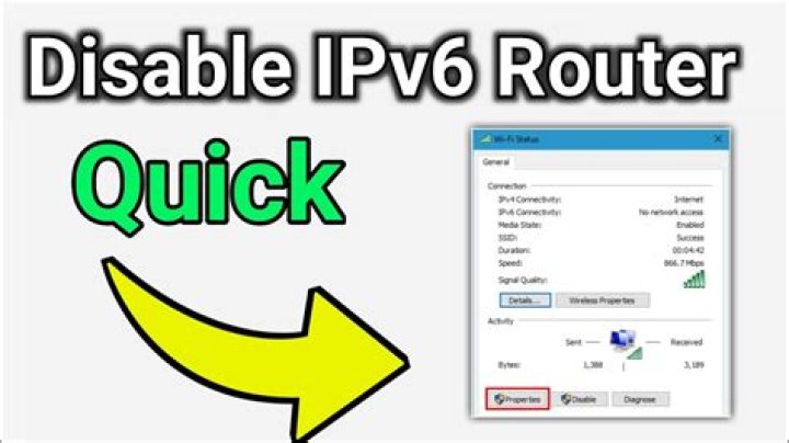 How do I completely disable IPv6 on my router?