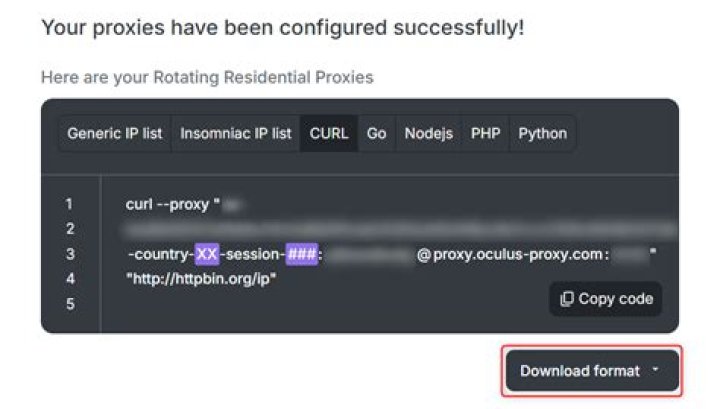 How do I configure proxies without GUI?
