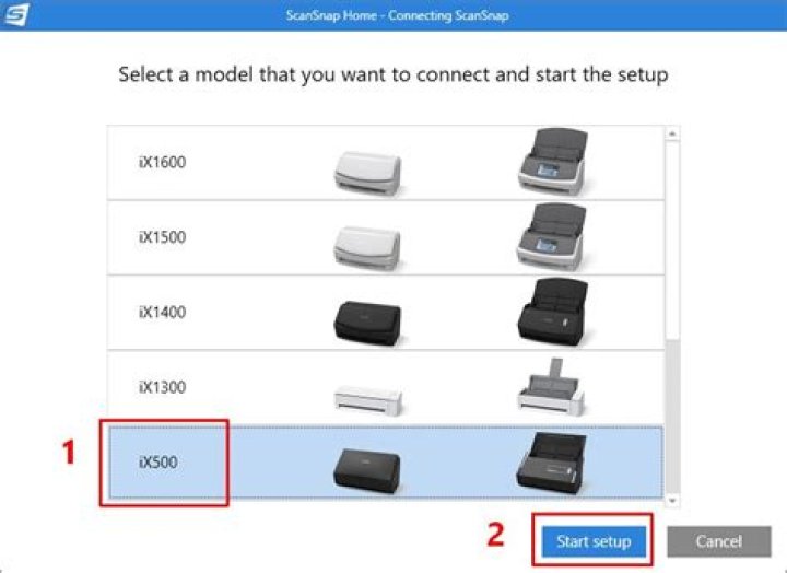 How do I connect my Fujitsu ScanSnap iX1500 to my computer?