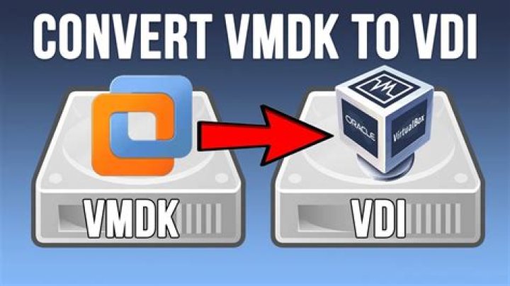 How do I convert a VirtualBox VDI file to a VMware vdmk?