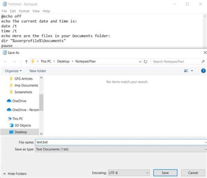How do I create a batch file and run it? [duplicate]