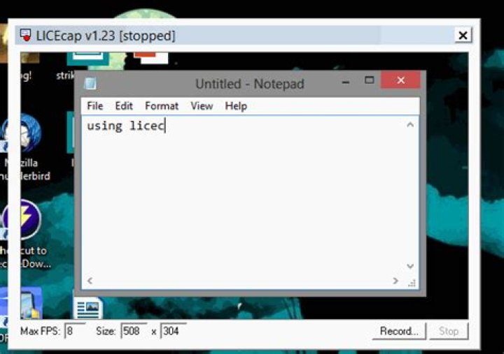 How do I create a GIF screencast in Windows?