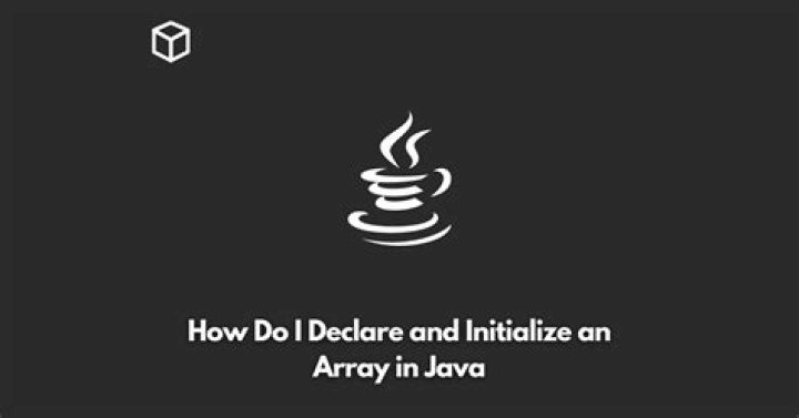 How do I declare and initialize an array in Java?