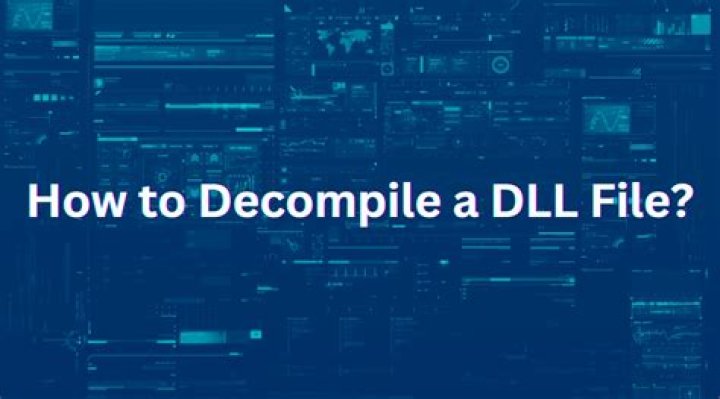 How do I decompile a .dll file?