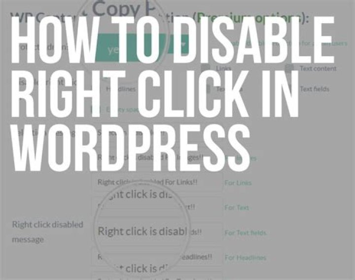 How do I disable right click on my web page?