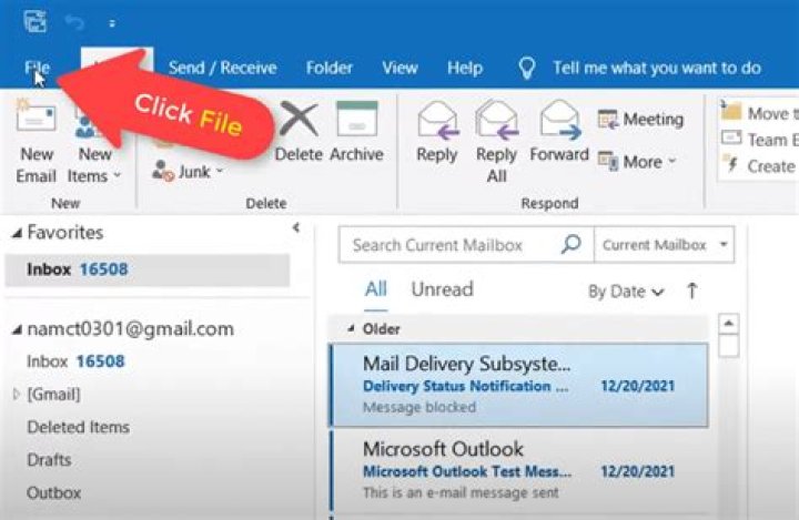 How do I download all existing email on an Exchange Server to Outlook?