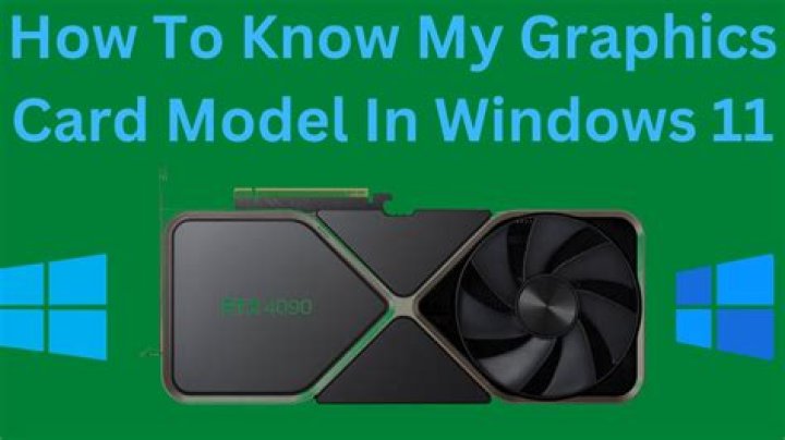 How do I find out the model of my graphics card?
