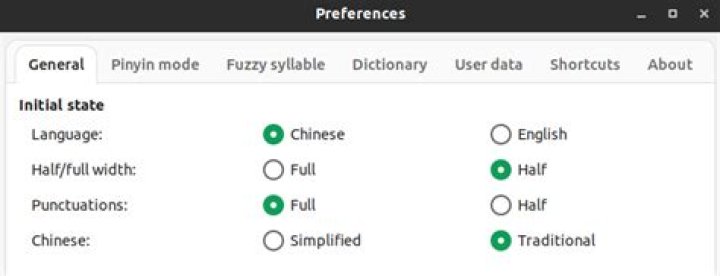 How do I get traditional chinese input with pinyin on Ubuntu 20.04?