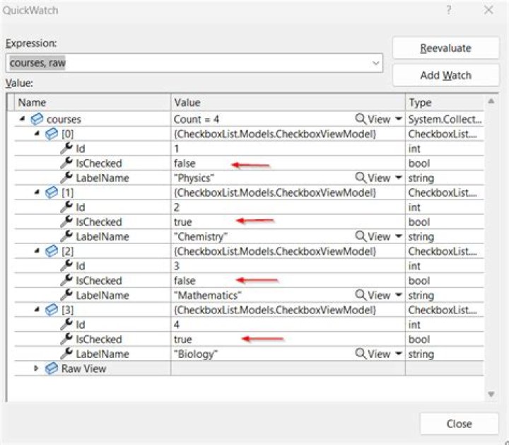 How do I implement a checkbox list in ASP.NET Core?