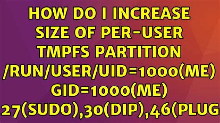How do I increase size of per-user tmpfs partition /run/user/$(id)?