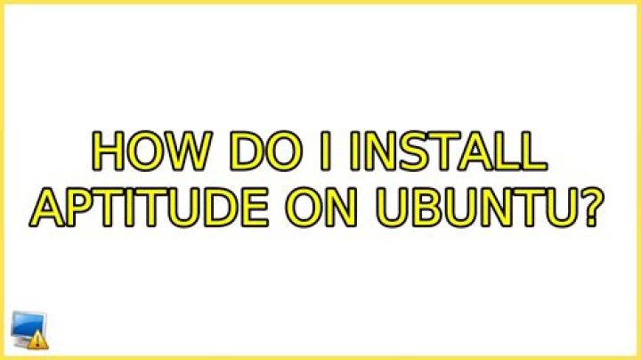 how do I install Aptitude on Ubuntu
