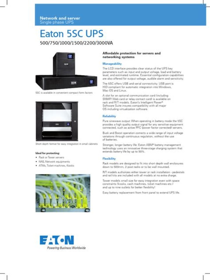 How do I install my Eaton 5SC UPS on ubuntu server 20.04?