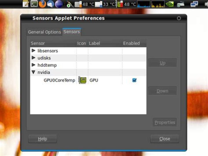 How do I install the GNOME sensors-applet package in Unity?
