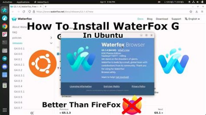 How do I install Waterfox?