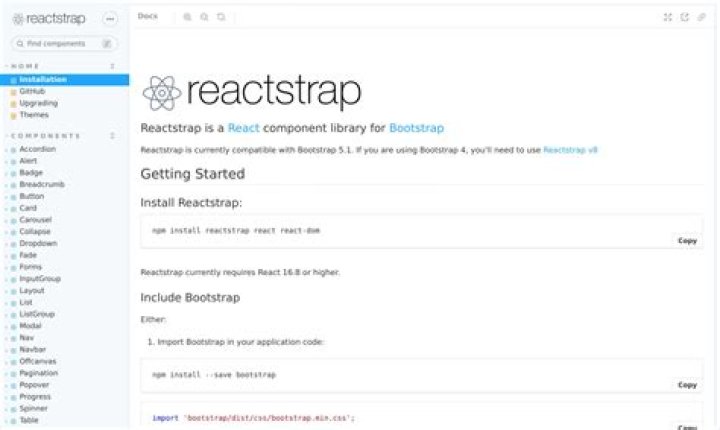 How do I make a footer component in reactstrap?