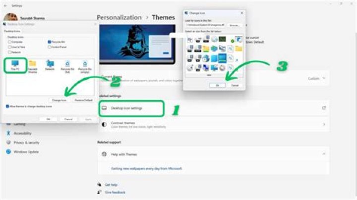 how do I make custom icons for folders appear on the desktop [duplicate]