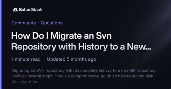 How do I migrate an SVN repository with history to a new Git repository?