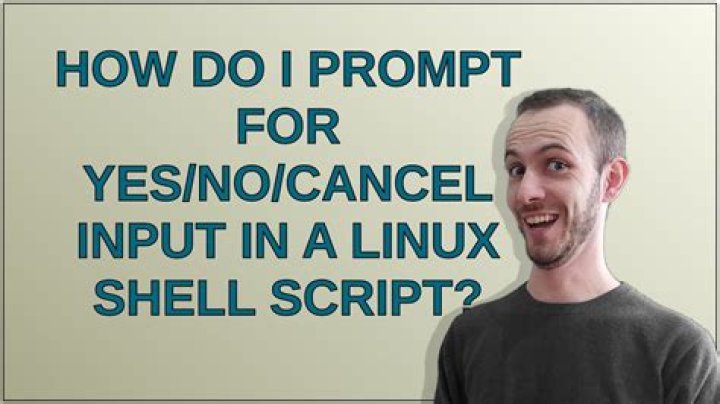 How do I prompt for Yes/No/Cancel input in a Linux shell script?