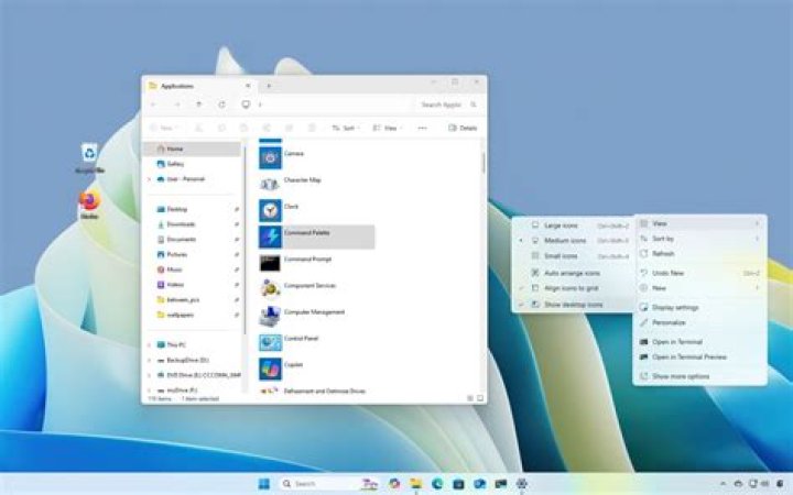 How do I quickly show/hide the desktop?