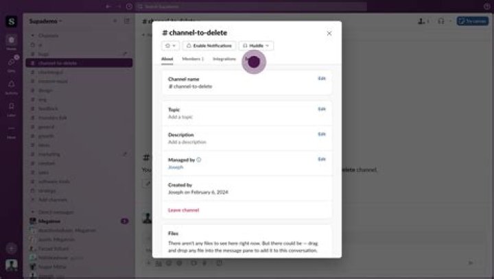 How do I remove a recurring reminder on a Slack channel that I've not set up?