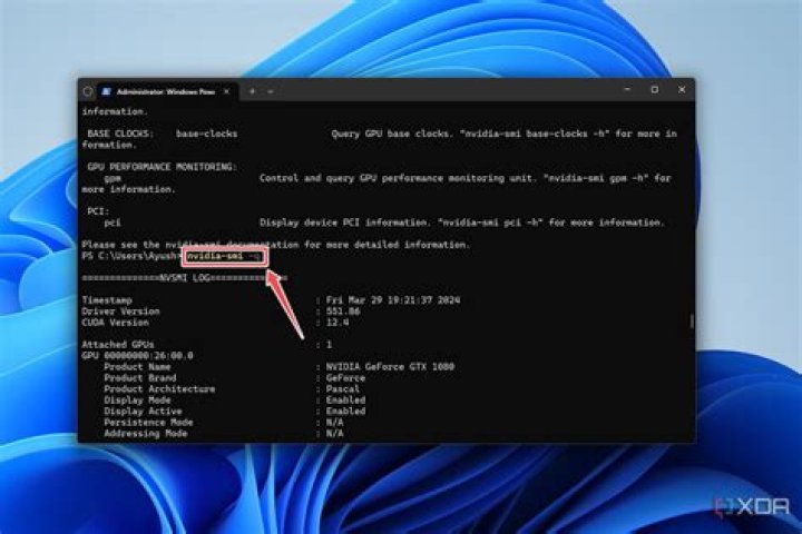 How do I run nvidia-smi on Windows?