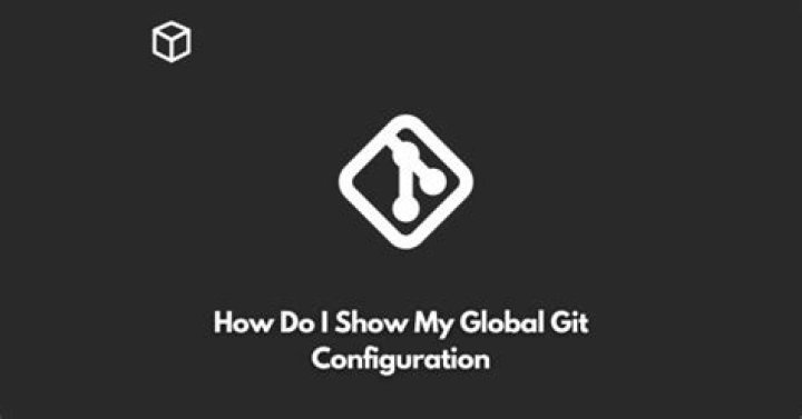 How do I show my global Git configuration?