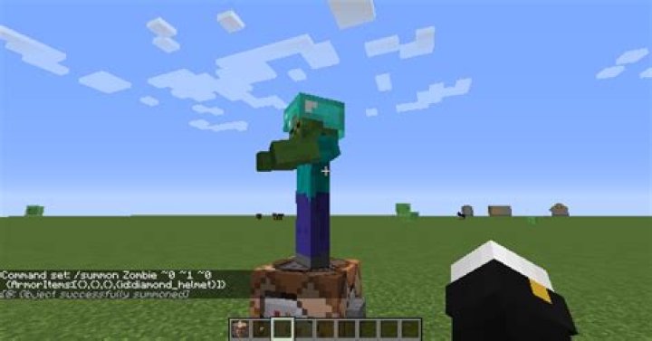 How do I spawn a zombie wearing a helmet?