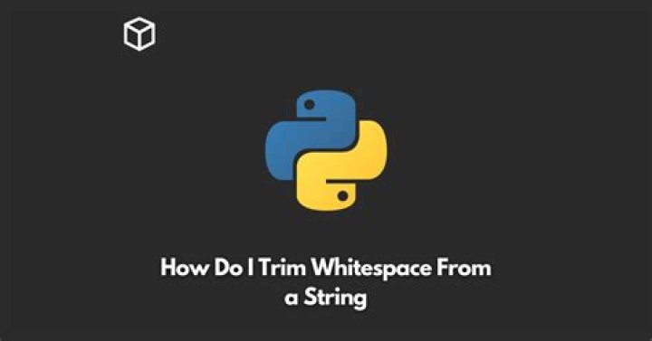 How do I trim whitespace from a string?